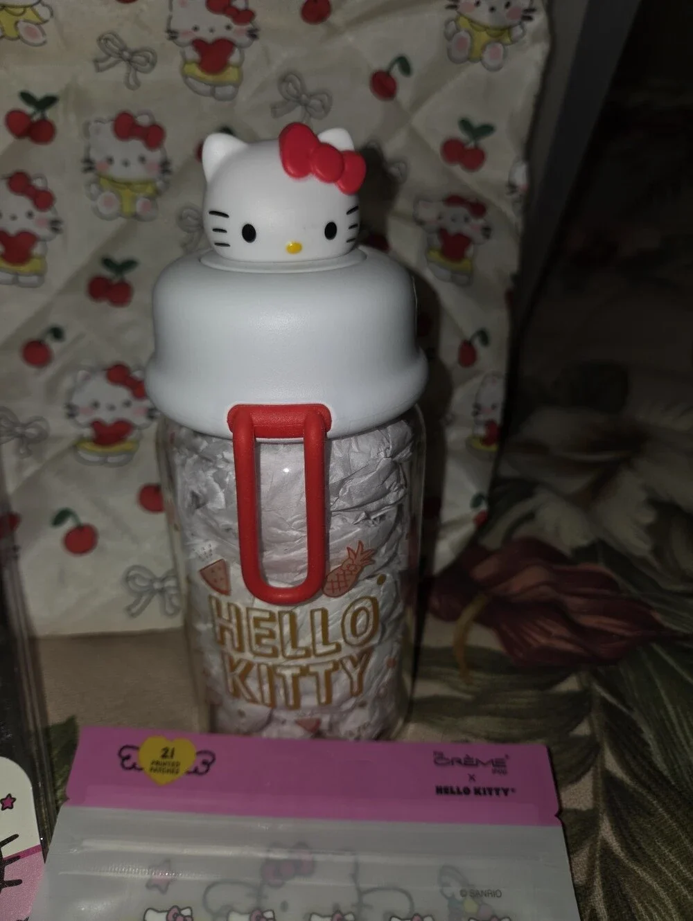 Hello Kitty Bag W Plush Bag Charm And Etc.
